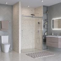 Душевая дверь BelBagno Marino MARINO-2-BF-1-150-C-CR 150 см стекла прозрачные, профиль хром