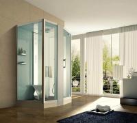 Душевая кабина с крышей Orans Diamond SR-89102LS White прямоугольная  150x100 стекла прозрачные, профиль белый