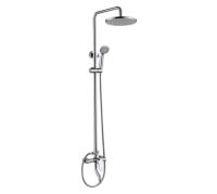Душевая система со смесителем Bravat Eler F6191238CP-A-RUS монтаж настенная без термостата хром