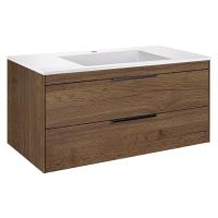 Тумба  подвесная Vincea Chiara 2D VMC-2C2100TO 100 см  2 ящика цвет T.Oak 