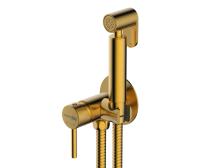 Гигиенический душ Wasserkraft  A70838 встраиваемый в стену матовое золото
