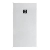 Душевой поддон низкий BelBagno Uno TRAY-MR-UNO-AH-140/80-35-W-NO прямоугольный литьевой мрамор 140x80 белый