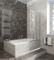 Шторка для ванны Veconi Palau PL73R-120-01-19C4 120 см, стекла прозрачные, профиль хром
