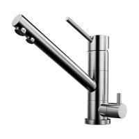 Смеситель для кухни Omoikiri Tonami 4994018 с подключением к фильтру нержавеющая сталь
