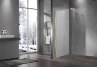 Душевая перегородка Vincea Walk in VSW-1H800CLG 80 см, стекла прозрачные, профиль матовое золото