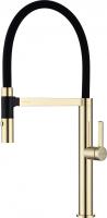 Смеситель для кухни Paulmark Leader Le214101-G без подключения к фильтру золото