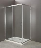 Душевой угол BelBagno Uno UNO-AH-1-100/80-C-Cr прямоугольный 100x80 стекла прозрачные, профиль хром