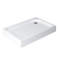 Душевой поддон низкий BelBagno  TRAY-BB-AH-100/80-15-W-R прямоугольный акрил 100x80 белый