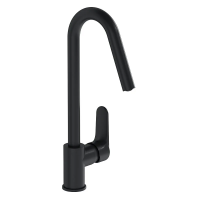 Смеситель для кухни VitrA Root Round A4274236EXP без подключения к фильтру матовый черный