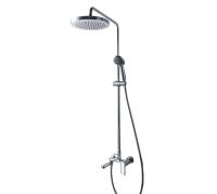 Душевая система со смесителем Bravat Opal C F6125183CP-A1-RUS монтаж настенная без термостата хром