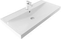 Раковина мебельная прямоугольная Aquanet Flash 00333270 керамика цвет белый