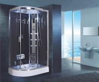 Душевая кабина с крышей Niagara Ultra NG-903-01R асимметричная  120x80 стекла тонированные, профиль хром