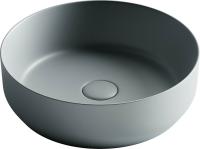 Раковина накладная круглая Ceramica Nova Element CN6022MH фарфор цвет серый матовый