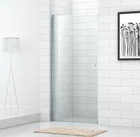 Душевая дверь маятниковая Cezares Eco ECO-O-B-1-75-C-Cr 75 см стекла прозрачные профиль хром