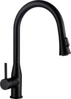 Смеситель для кухни Timo Saona 2336/03FL без подключения к фильтру черный