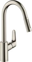 Смеситель для кухни Hansgrohe Focus 31815800 без подключения к фильтру нержавеющая сталь