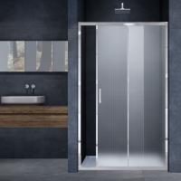 Душевая дверь Vincea Alpha VDS-3AL130MT 130 см стекла матовые, профиль хром