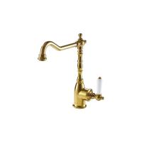 Смеситель для кухни Bravat Art F775109G-1 без подключения к фильтру золото