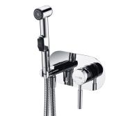Гигиенический душ Wasserkraft Main 4138 встраиваемый в стену хром