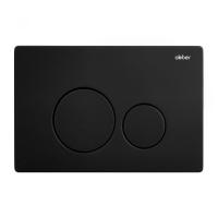 Кнопка смыва Abber  AC0121MB цвет черный матовый