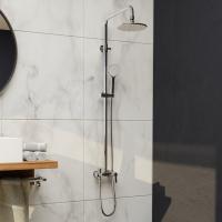 Душевая система со смесителем RGW Shower Panels 51140131-01 монтаж настенная без термостата хром