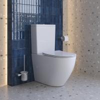 Унитаз напольный BelBagno Sfera-R  Tornado фаянс белый