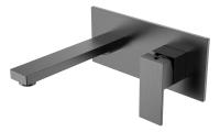 Смеситель для раковины Boheme Qubic 475-GM графит