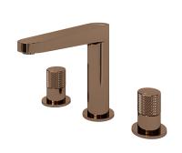Смеситель для раковины Wasserkraft Paar 8835 розовое золото