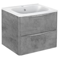 Тумба  подвесная Vincea Paola VMC-2P600BT 60 см  2 ящика цвет Beton 