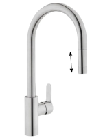 Смеситель для кухни VitrA Masterline A42153EXP без подключения к фильтру хром