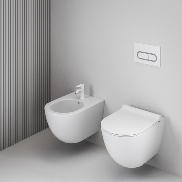 Смеситель для биде Ravak Eleganta X070258 латунь белый вельвет
