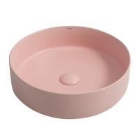 Раковина  круглая Abber Bequem AC2109MP фаянс цвет розовый матовый