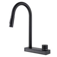 Смеситель для кухни Abber Wasser Kreis AF8114B без подключения к фильтру черный матовый