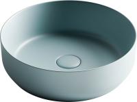 Раковина накладная круглая Ceramica Nova Element CN6022MLG фарфор цвет зеленый матовый