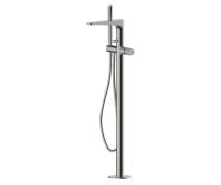 Смеситель для ванны Wasserkraft Tauber 6421 напольный 
без термостата никель