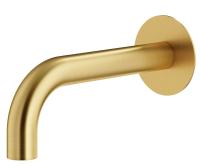 Излив для ванны Plumberia Selection IXO SPT0058OB брашированное золото 