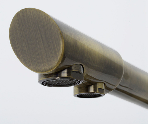 Смеситель для кухни Wasserkraft  A8037 с подключением к фильтру светлая бронза