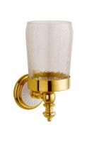 Стакан для зубных щеток Boheme Palazzo 10104 настенный цвет Gold