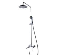 Душевая система со смесителем Bravat Opal R F6125183CP-A2-RUS монтаж настенная без термостата хром