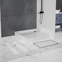 Душевой поддон низкий BelBagno  TRAY-BB-A-100-15-W квадратный акрил 100x100 белый