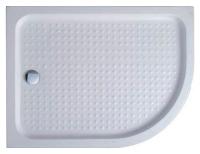 Душевой поддон низкий Cezares Tray TRAY-A-RH-100/80-550-15-W-L ассиметричный акрил 100x80 белый