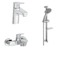 Комплект смесителей 3 в 1  VitrA Flow Round A42302EXP хром