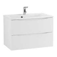 Тумба под раковину подвесная BelBagno Marino MARINO-650-2C-SO-BL-P 65 см  2 ящика цвет Bianco Lucido 