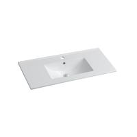Раковина мебельная прямоугольная Vincea  VBS-13990S1 фарфор цвет белый