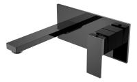 Смеситель для раковины Boheme Qubic 475-SGM графит глянец