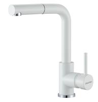 Смеситель для кухни Paulmark Kassel Ka214311-431TW без подключения к фильтру белый матовый