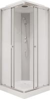 Душевая кабина с крышей Niagara Classic NG-1101-14 квадратная   90x90 стекла матовые, профиль матовый хром