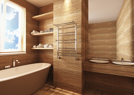 Полотенцесушитель водяной Lemark Pramen П10  50x80 LM33810 хром