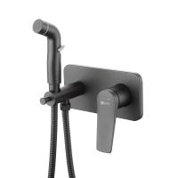 Гигиенический душ Lemark Bronx LM3720BL встраиваемый в стену черный