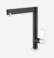 Смеситель для кухни Webert Spirit SO920302564 без подключения к фильтру черный/хром